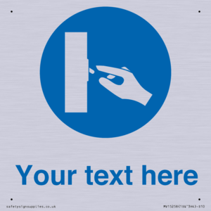 Custom Use Switch Sign